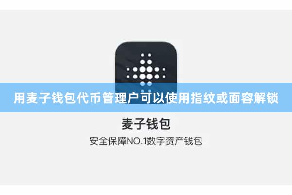 用麦子钱包代币管理户可以使用指纹或面容解锁