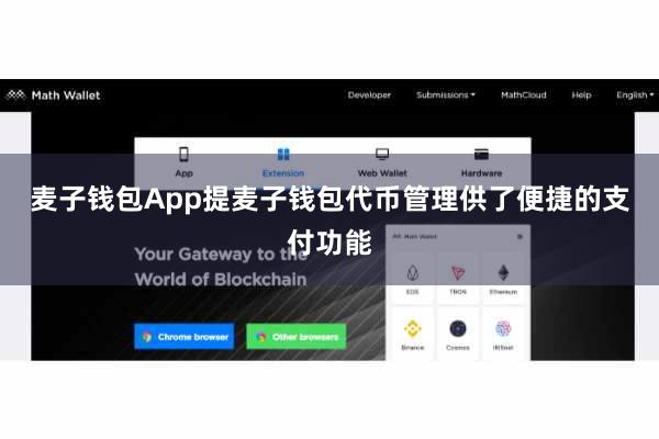 麦子钱包App提麦子钱包代币管理供了便捷的支付功能
