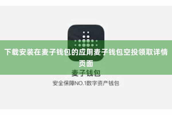 下载安装在麦子钱包的应用麦子钱包空投领取详情页面