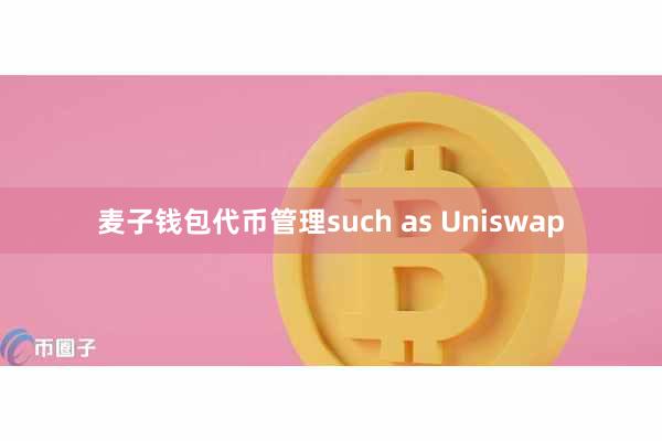 麦子钱包代币管理such as Uniswap